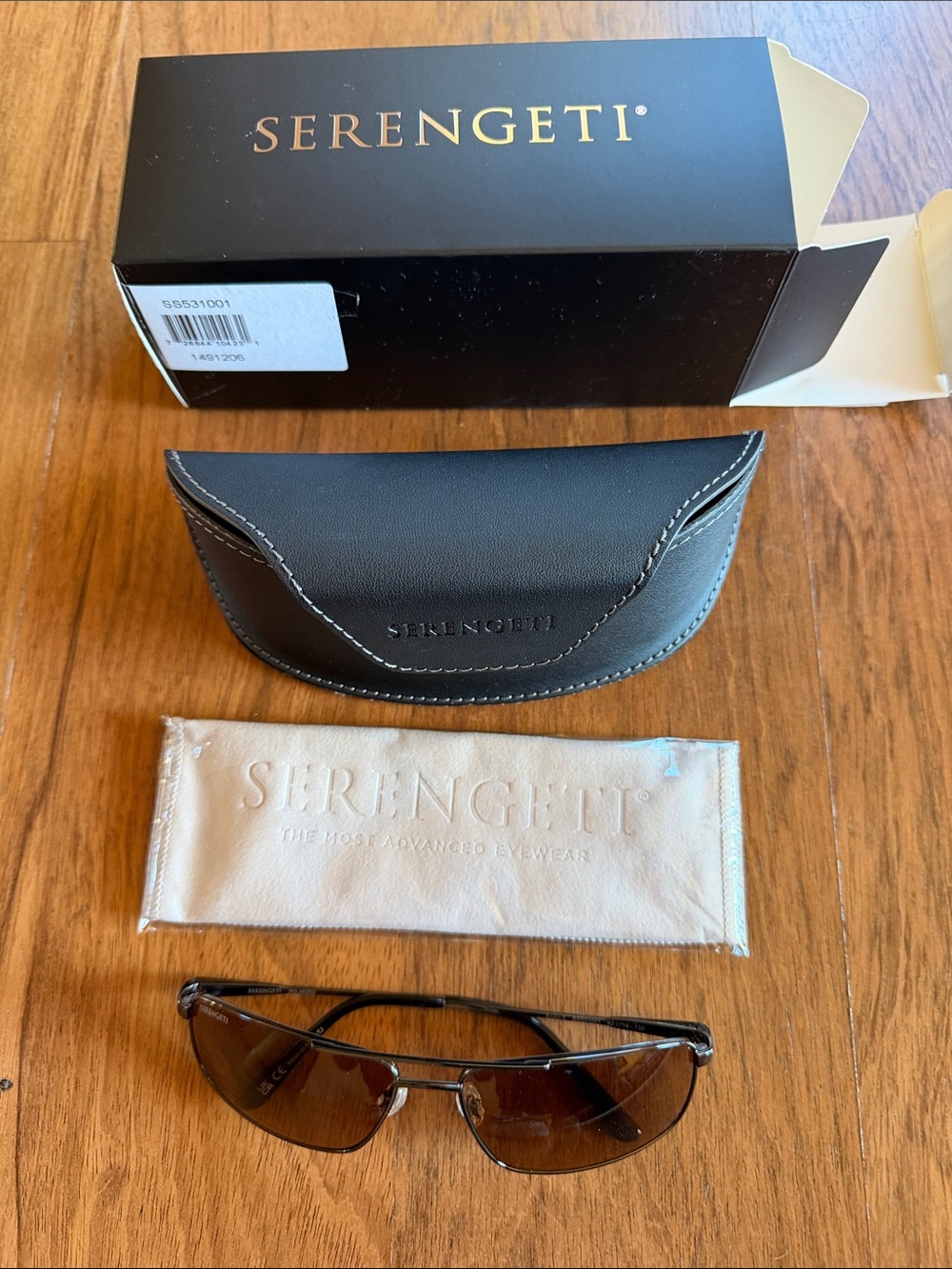 Serengeti Anzio 2 Gunmetal Polarized Sunglasses